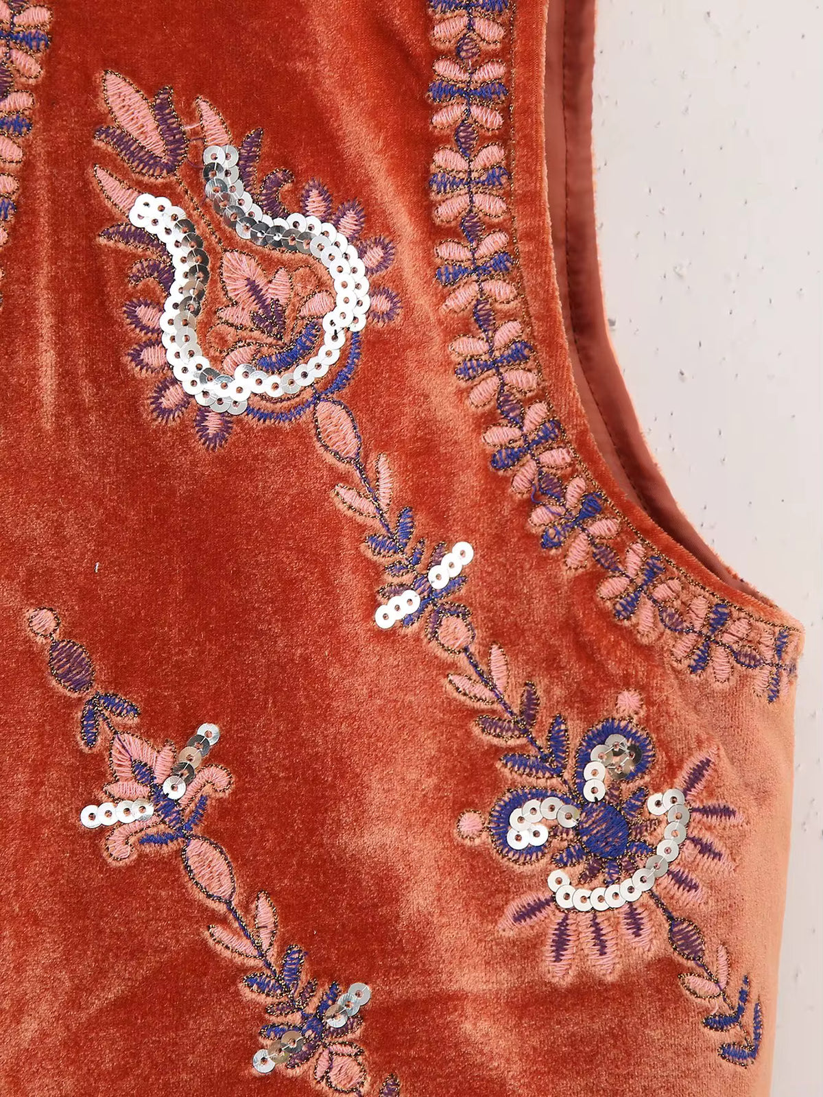 SELÈNE★STAR | Chaleco bordado floral