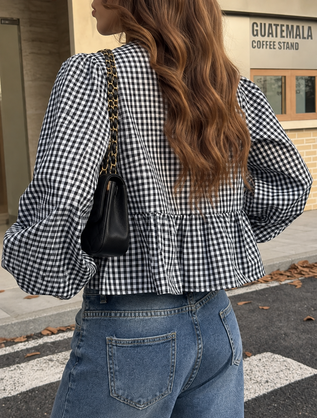 SELÈNE★STAR | Blusa Cuadros