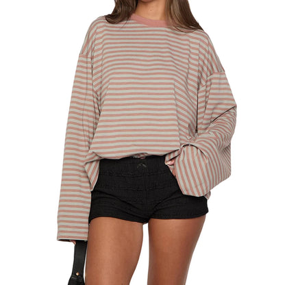 SELÈNE★STAR | Camiseta mangas largas rayas