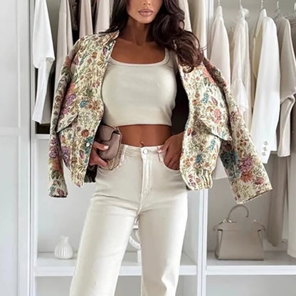 SELÈNE★STAR | Chaqueta flor bella