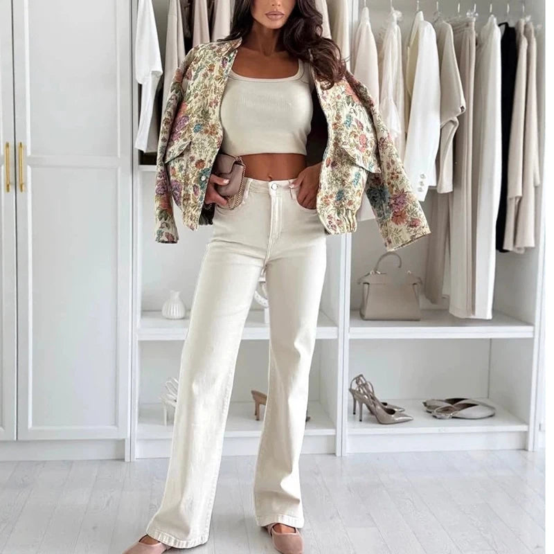 SELÈNE★STAR | Chaqueta flor bella
