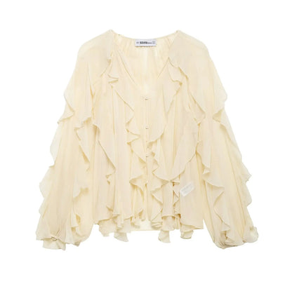 SELÈNE★STAR | Blusa ruffled
