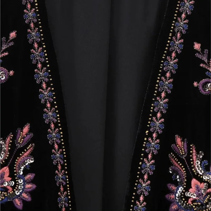 SELÈNE★STAR | Chaleco bordado floral