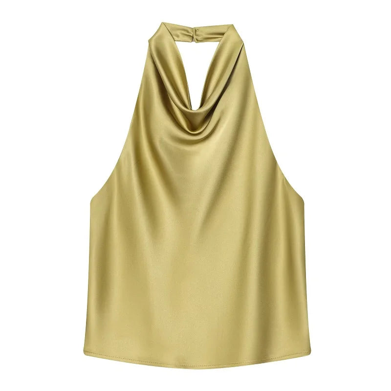 SELÈNE★STAR | Top de cuello halter Star