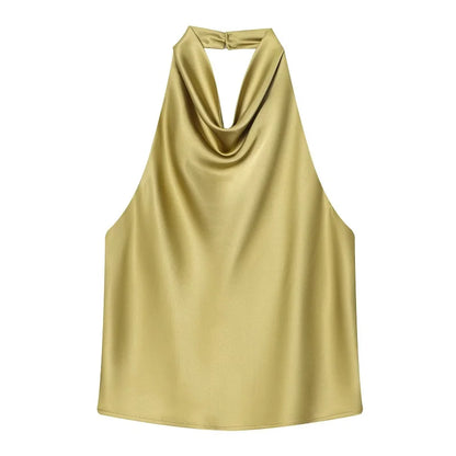 SELÈNE★STAR | Top de cuello halter Star