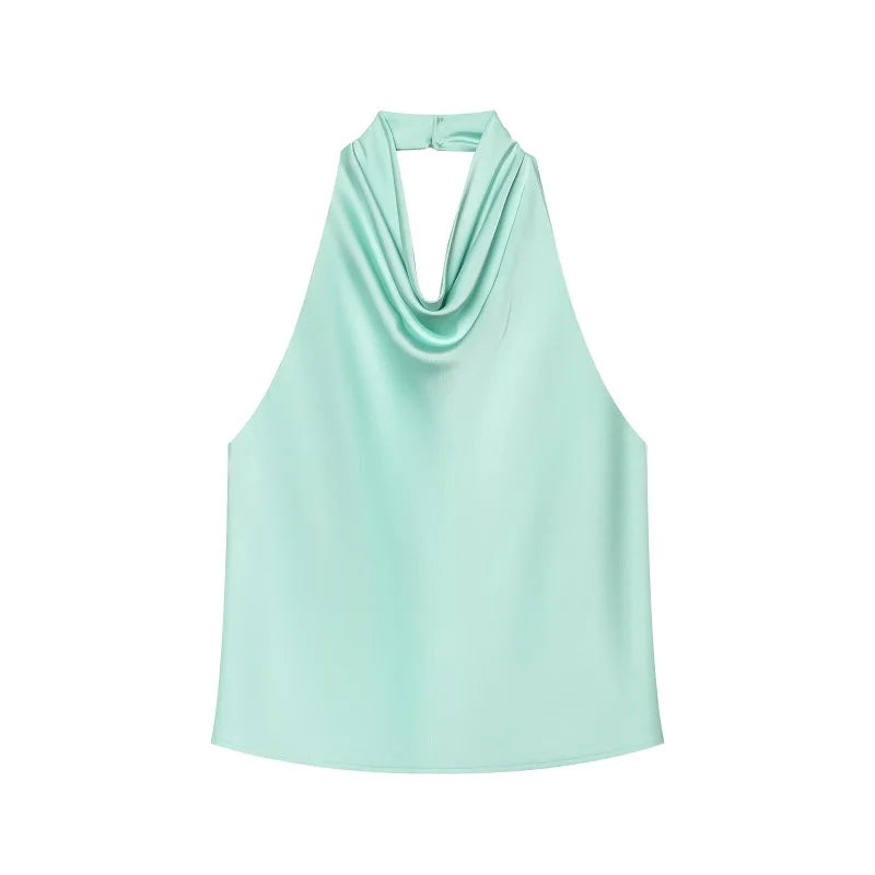 SELÈNE★STAR | Top de cuello halter Star