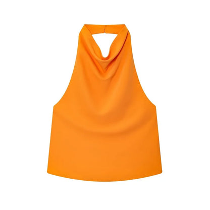 SELÈNE★STAR | Top de cuello halter Star