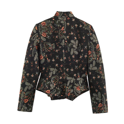 SELÈNE★STAR | Chaqueta flora noir
