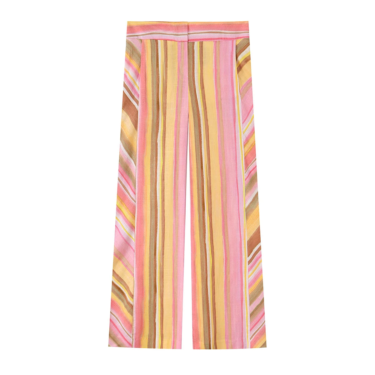 SELÈNE★STAR | Pantalones Rayas Rosa