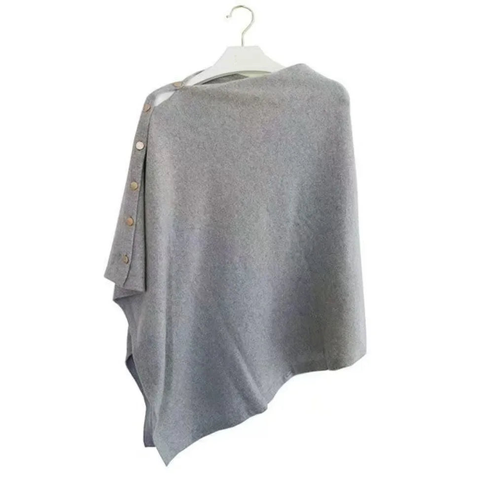 SELÈNE★STAR | Poncho con botones