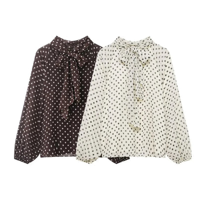 SELÈNE★STAR | Blusa Polka Dots