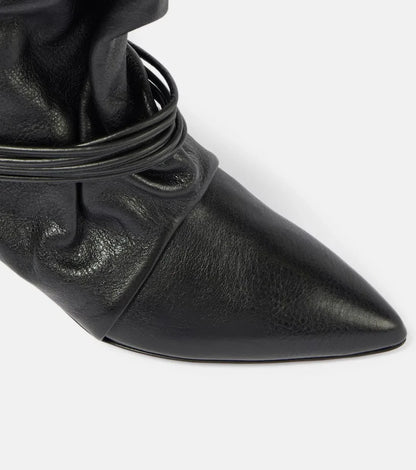 SELÈNE★STAR | Botas de Piel con Flecos