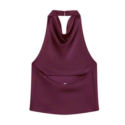 SELÈNE★STAR | Top de cuello halter Star