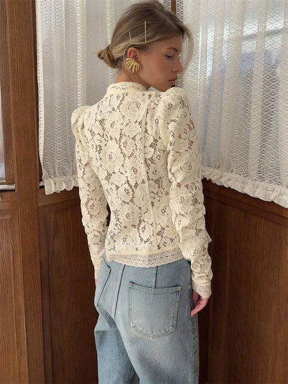 SELÈNE★STAR | Blusa encaje