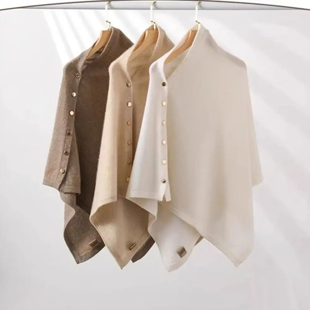 SELÈNE★STAR | Poncho con botones