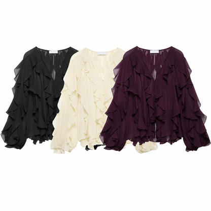 SELÈNE★STAR | Blusa ruffled